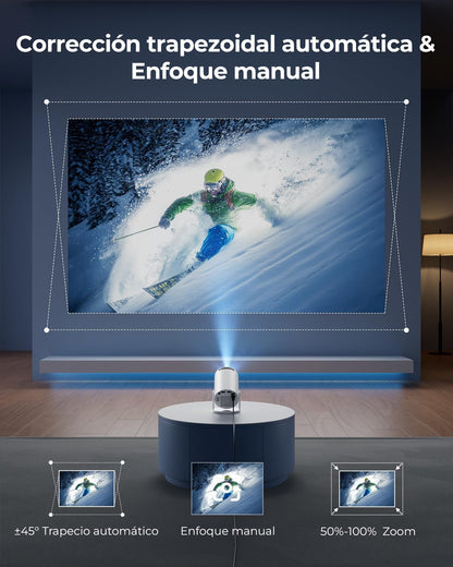 Proyector cinematográfico portátil