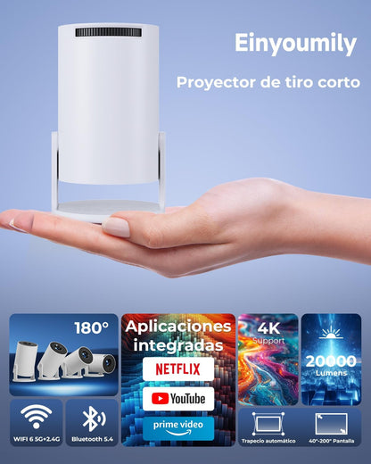 Proyector cinematográfico portátil