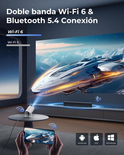 Proyector cinematográfico portátil